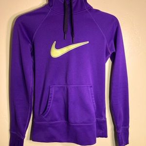 Purple Nike Fitted Hoodie!